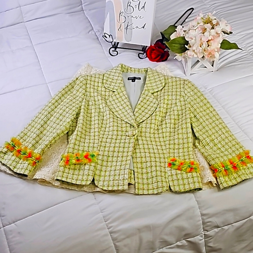 Blazer Boho Chic Blazer Office Wear Business Casual Elegant Wear  Career